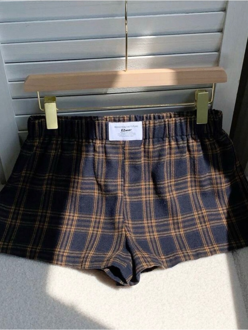 Plaid Mini Shorts for Summer